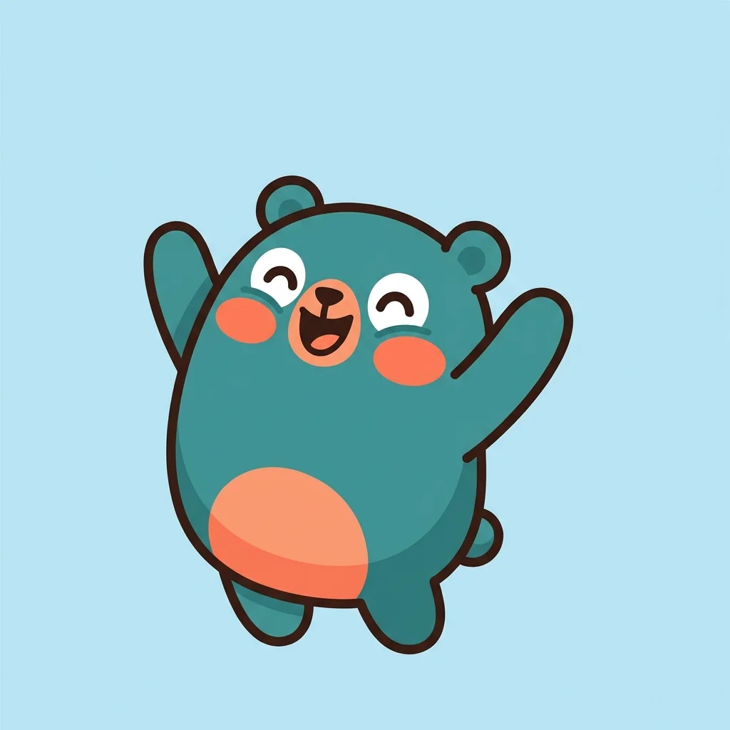 CoRegRealm mascot praising