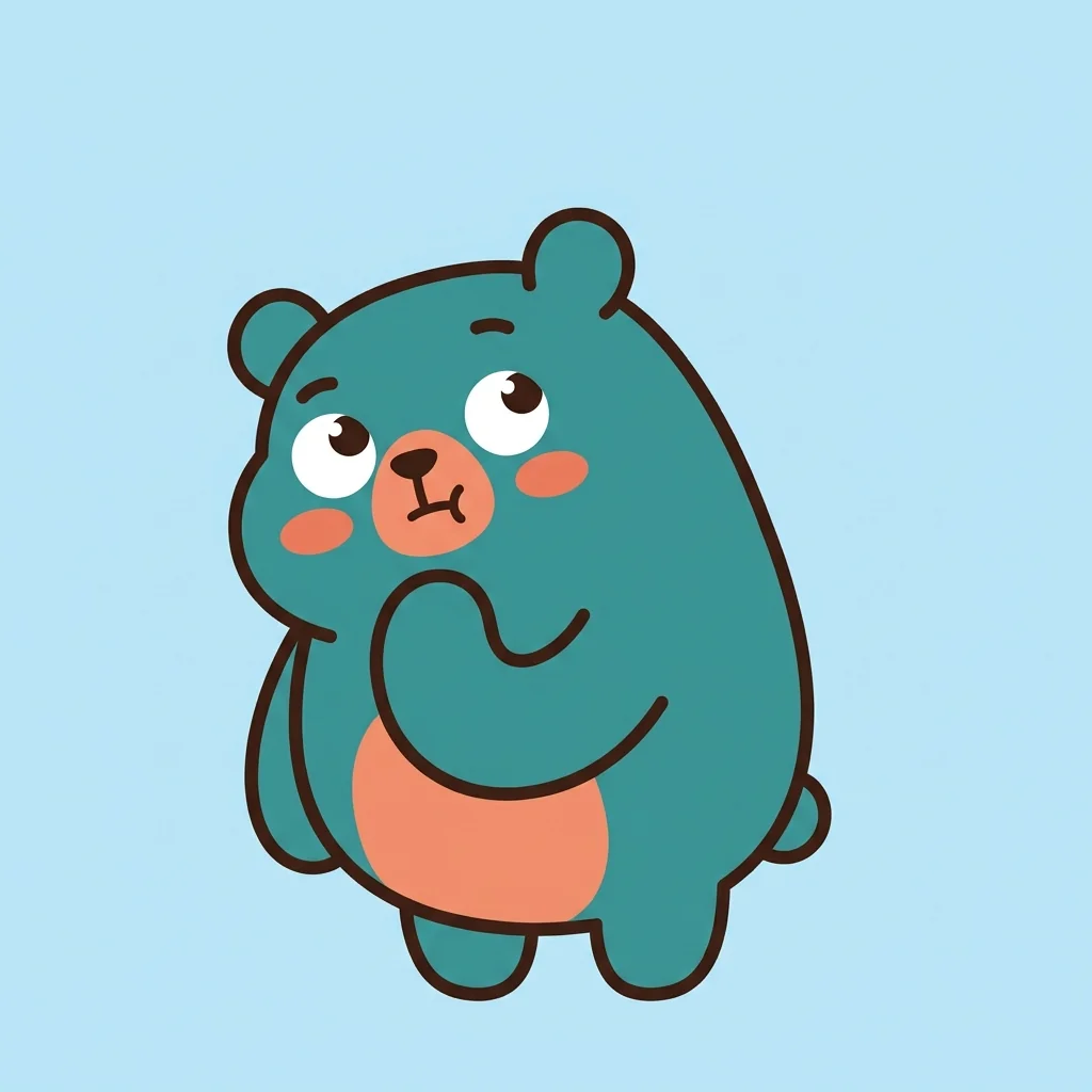 CoRegRealm mascot thinking