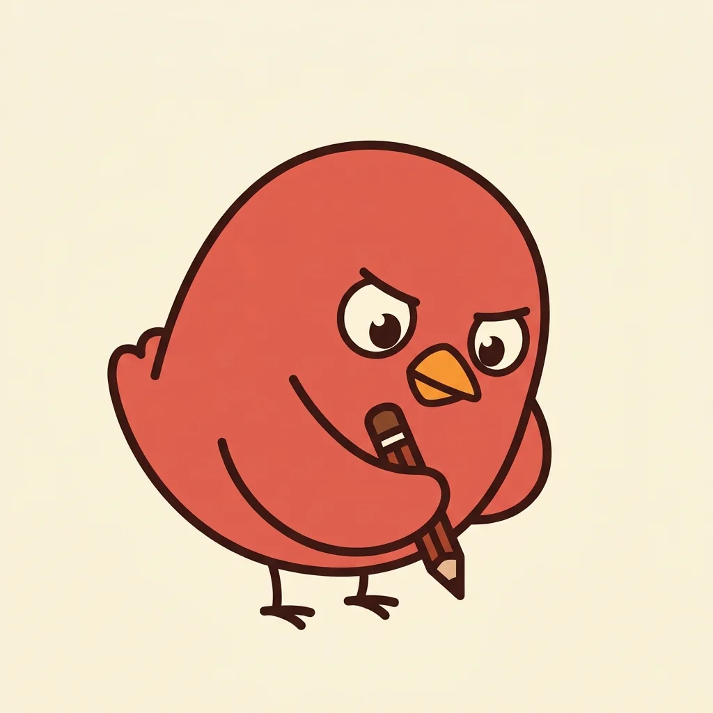 LyricForge mascot working