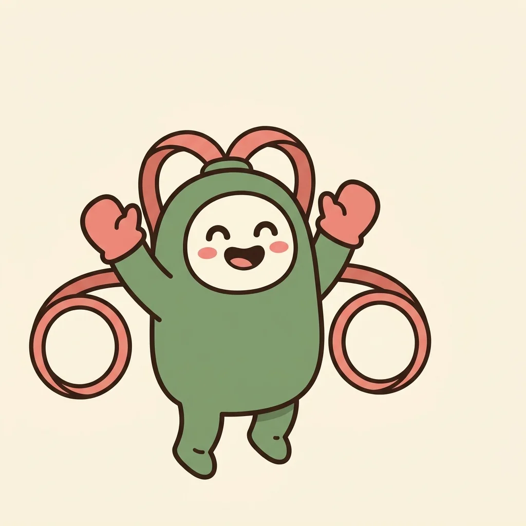 RuptureRepair mascot praising
