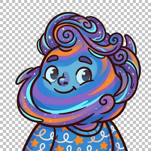 Swirl portrait
