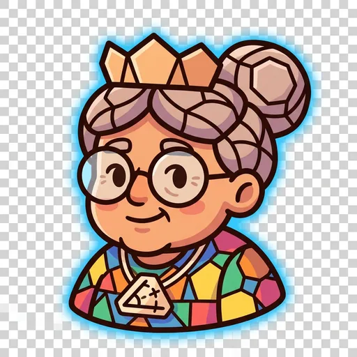 Madame Polygon portrait