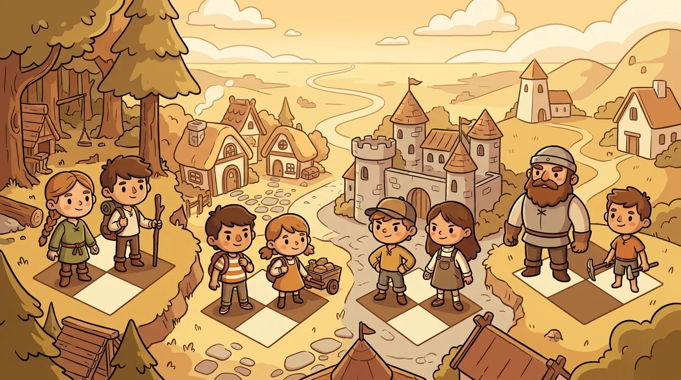 The Pawn Cohort — Pawn Patrol, Sienna and Bran, Trotter and Trundle, Gable and Garrett beat 1 of 6